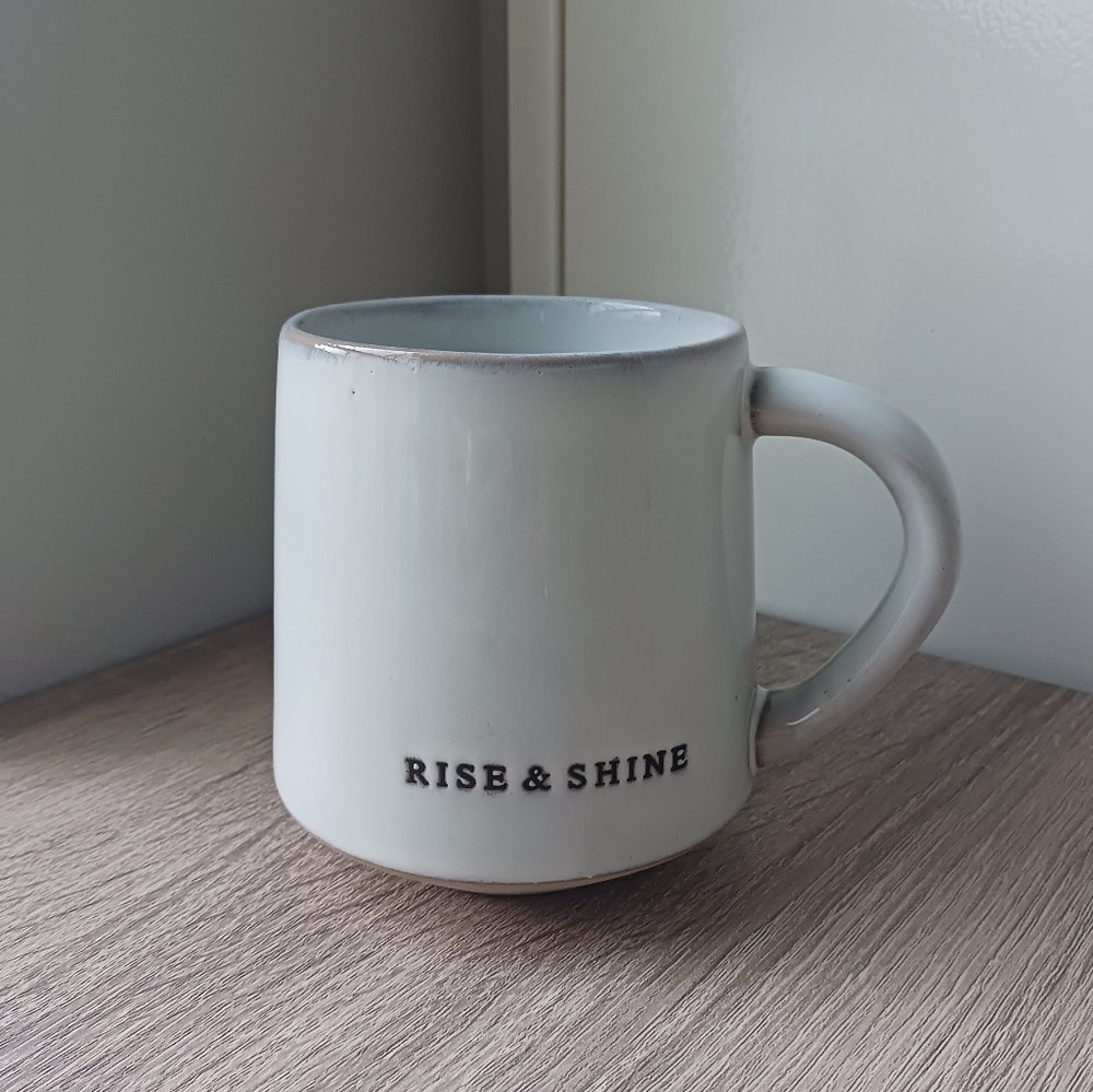 🌷 Hearth & Hand "Rise & Shine" Stoneware Mug